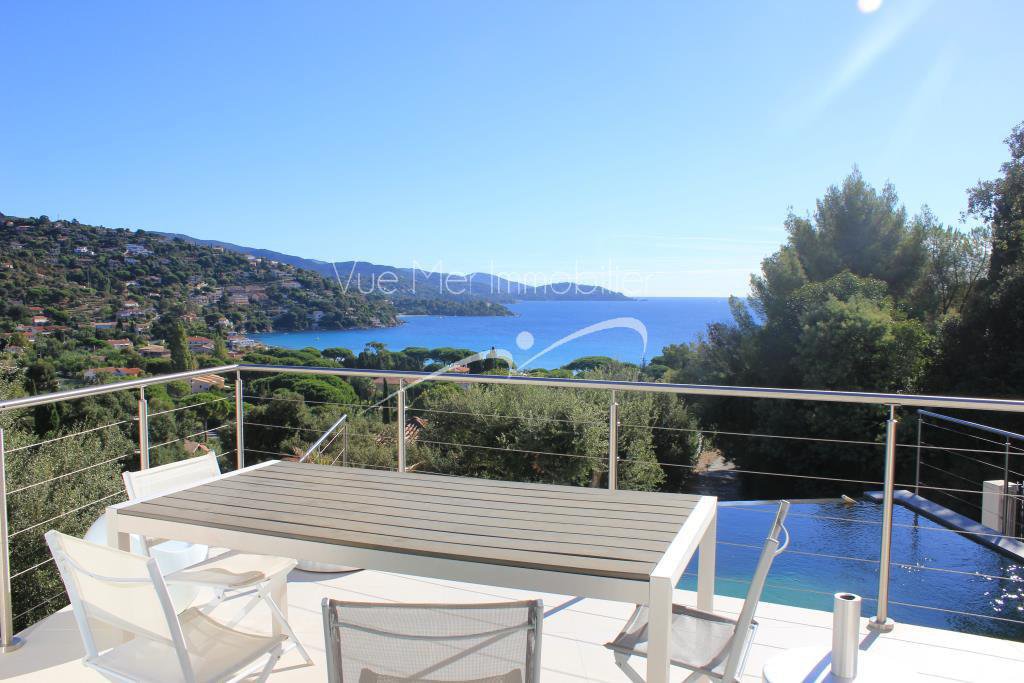 estimation villa piscine vue mer Le Lavandou