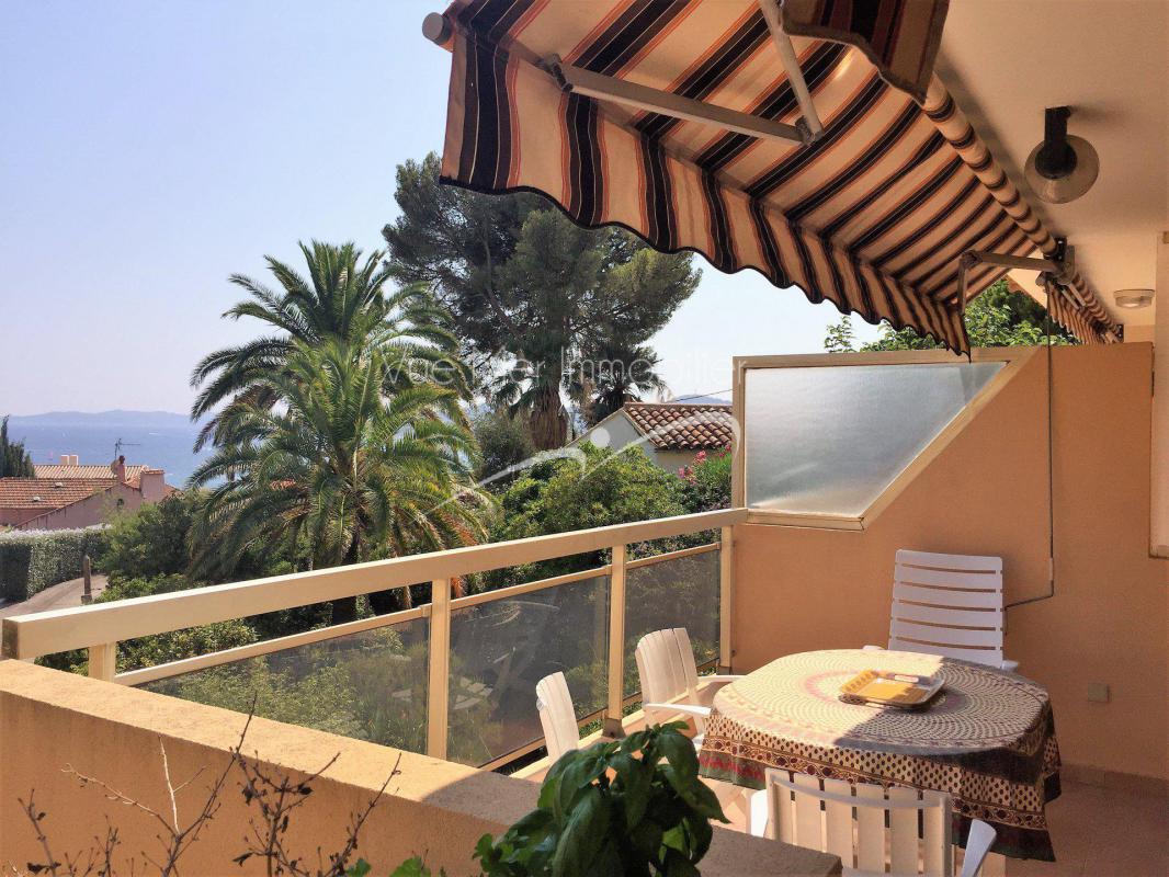 Appartement T2 au super Lavandou - terrasse  16 m2  - garage - cave . Village à pied et vue mer !
