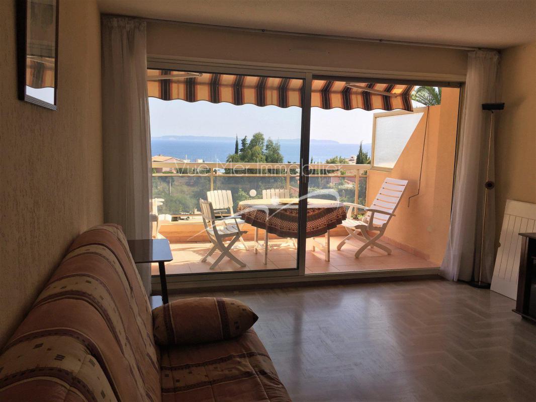 Appartement T2 au super Lavandou - terrasse  16 m2  - garage - cave . Village à pied et vue mer !