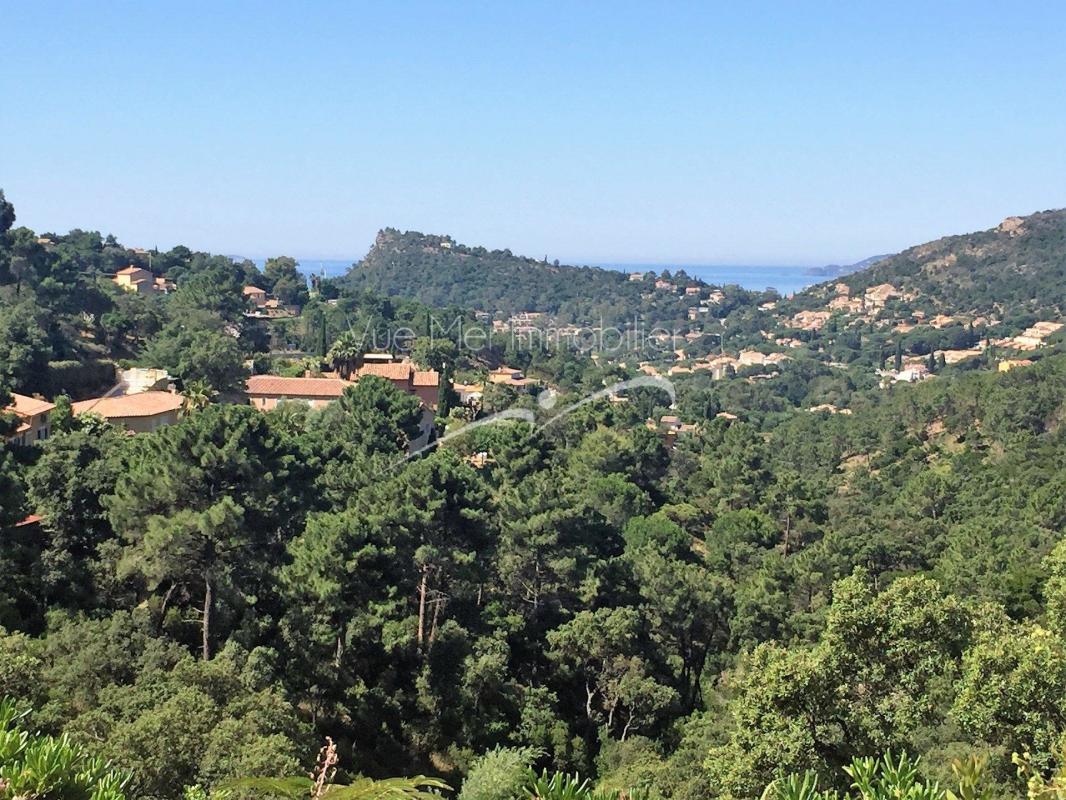 Vue dégagée collines et mer