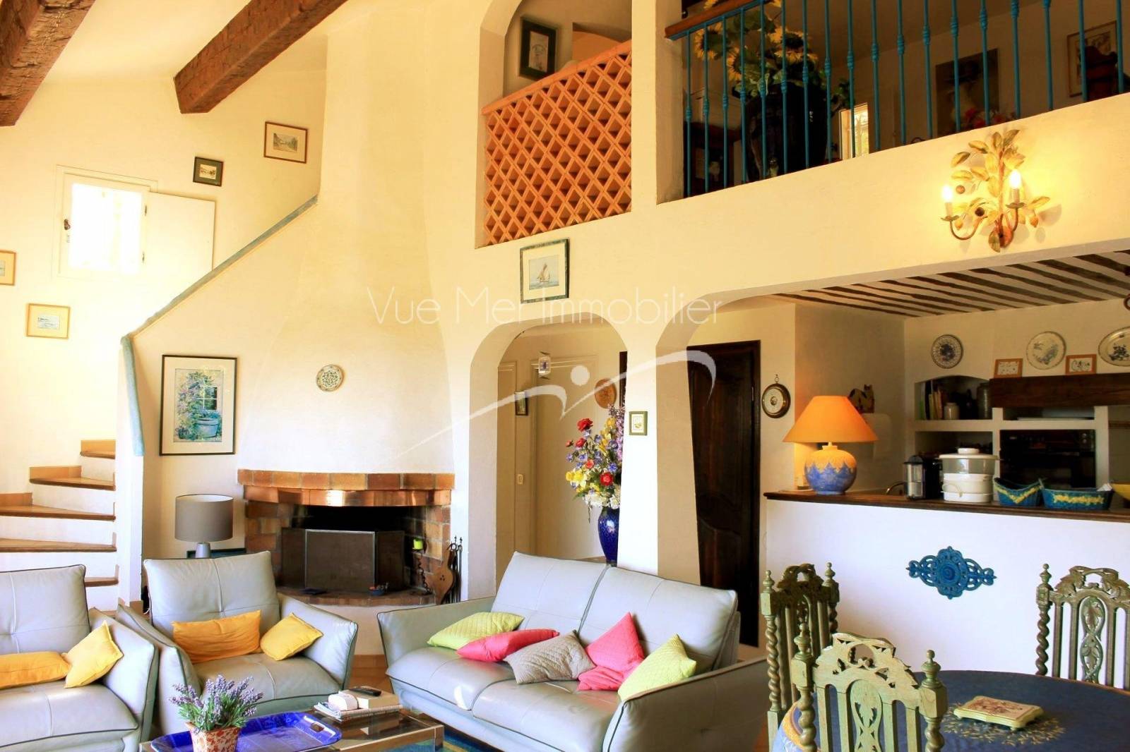 maison 3 chambres vue mer le Lavandou Pramousquier