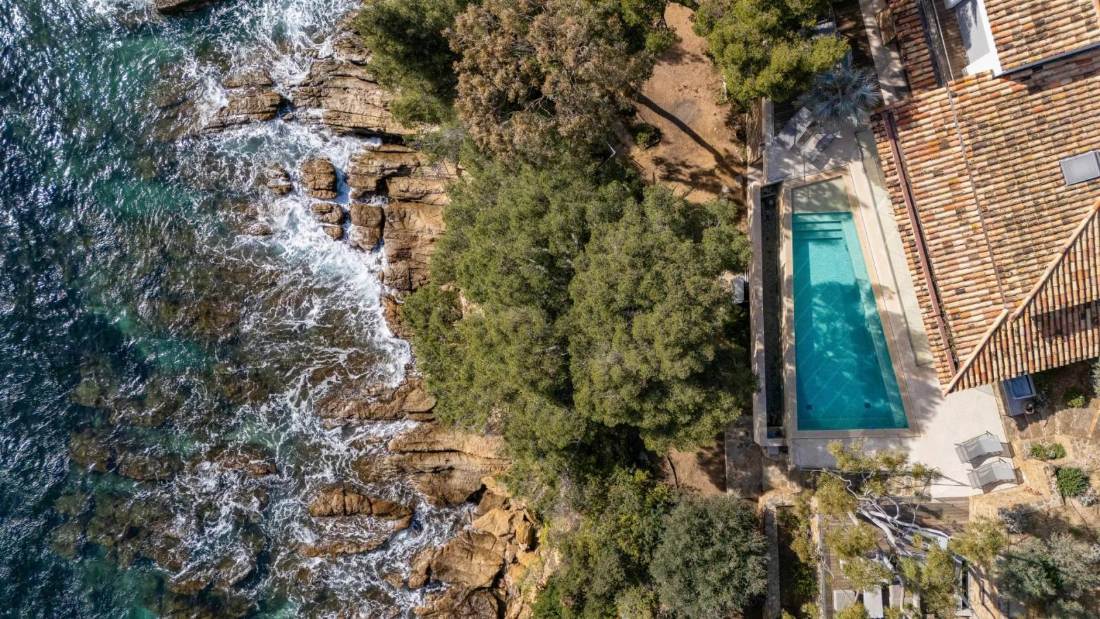 estimation maison accès mer plage Le Lavandou Bénat