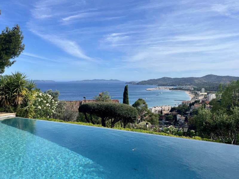 A vendre Villa vue mer féerique avec piscine au Super Lavandou