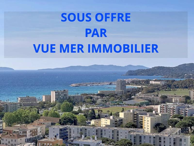 SUPER LAVANDOU T3– DERNIER ÉTAGE – VUE MER PANORAMIQUE - 2 PARKINGS