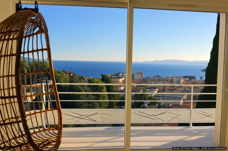 estimation vue mer le lavandou