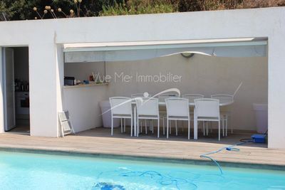 Pour estimation et vente  villa CALIFORNIENNE avec SUBLIME VUE MER ! piscine proche plage