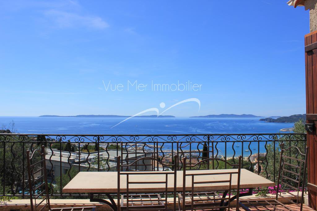 VILLA VUE MER PANORAMIQUE sur les hauteur du lavandou !  VENDUE LAVANDOU 83980  