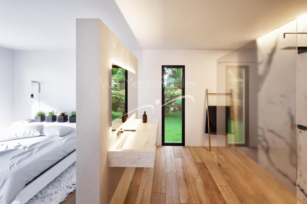 Villa contemporaine neuve, piscine, proche de la plage d'Aiguebelle - ESTIMATION VENTE